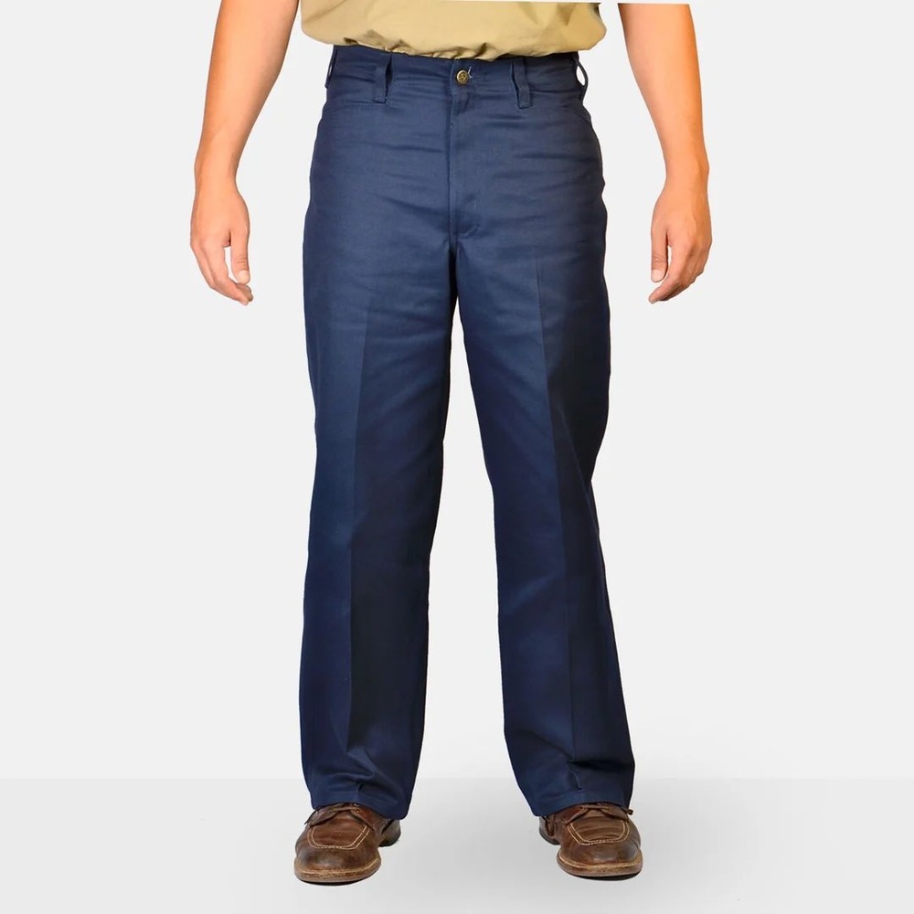 Ben Davis Mens Original Work Pants Size 38 Blue Straight Leg Twill Skater 698